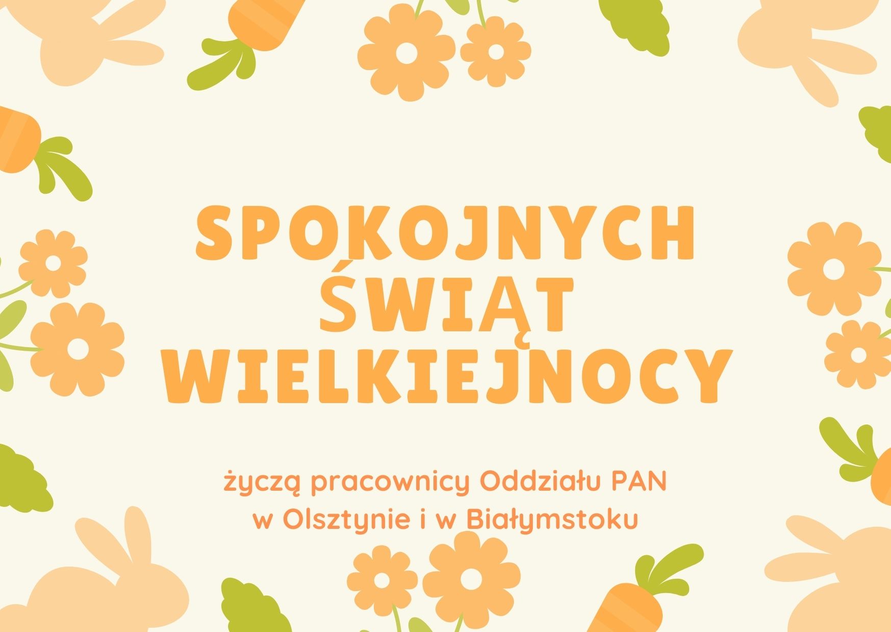 Spokojnych świąt wielkiejnocy