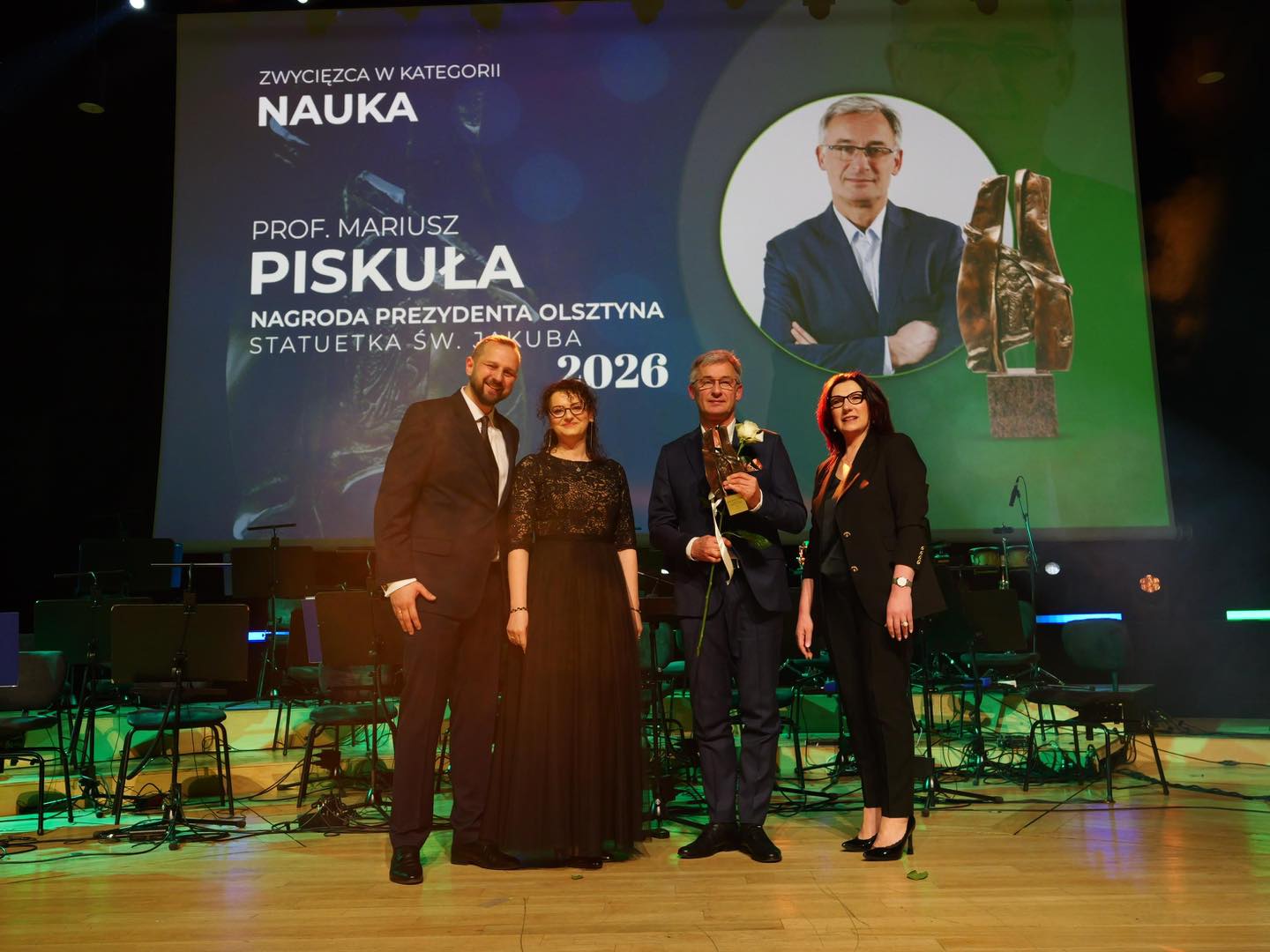 prof. Piskuła statuetka św. Jakuba