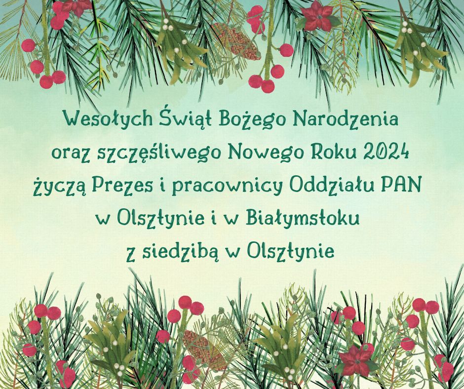 Święta życzenia kartka choinka szyszka zielony Post na Facebooka